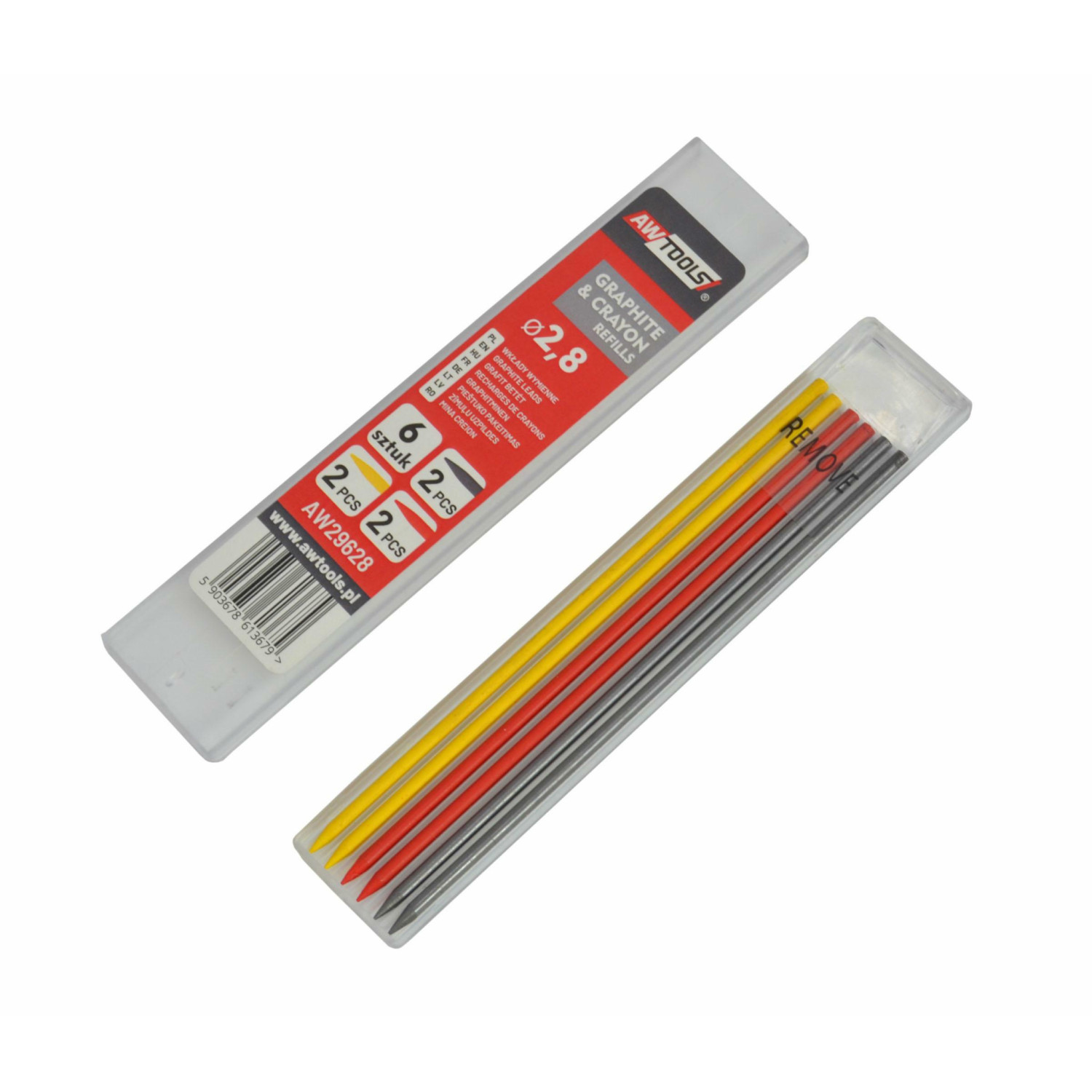 Blyant AWTools AW29628; 6 stk