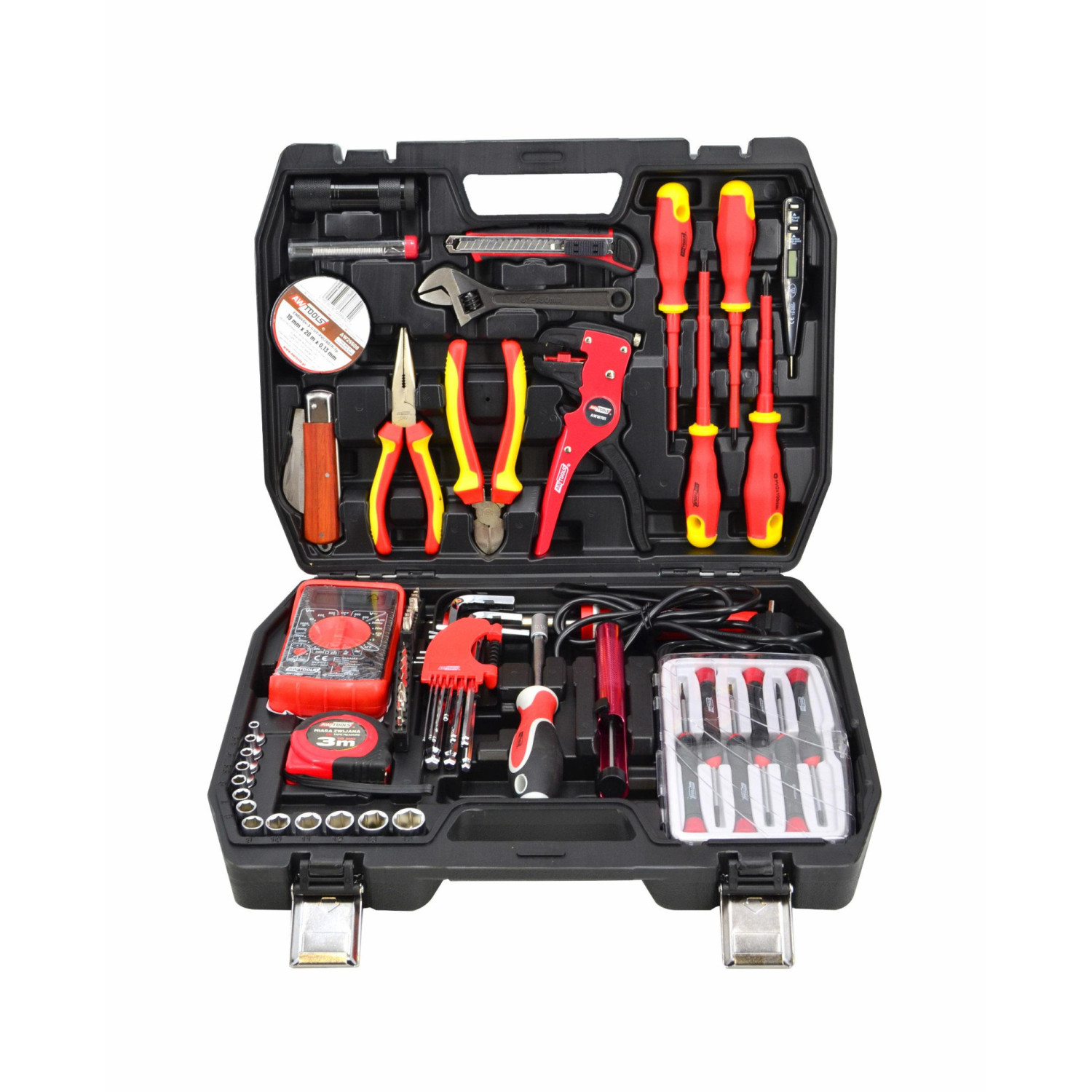 Verktøysett AWTools AW39250; 68 stk