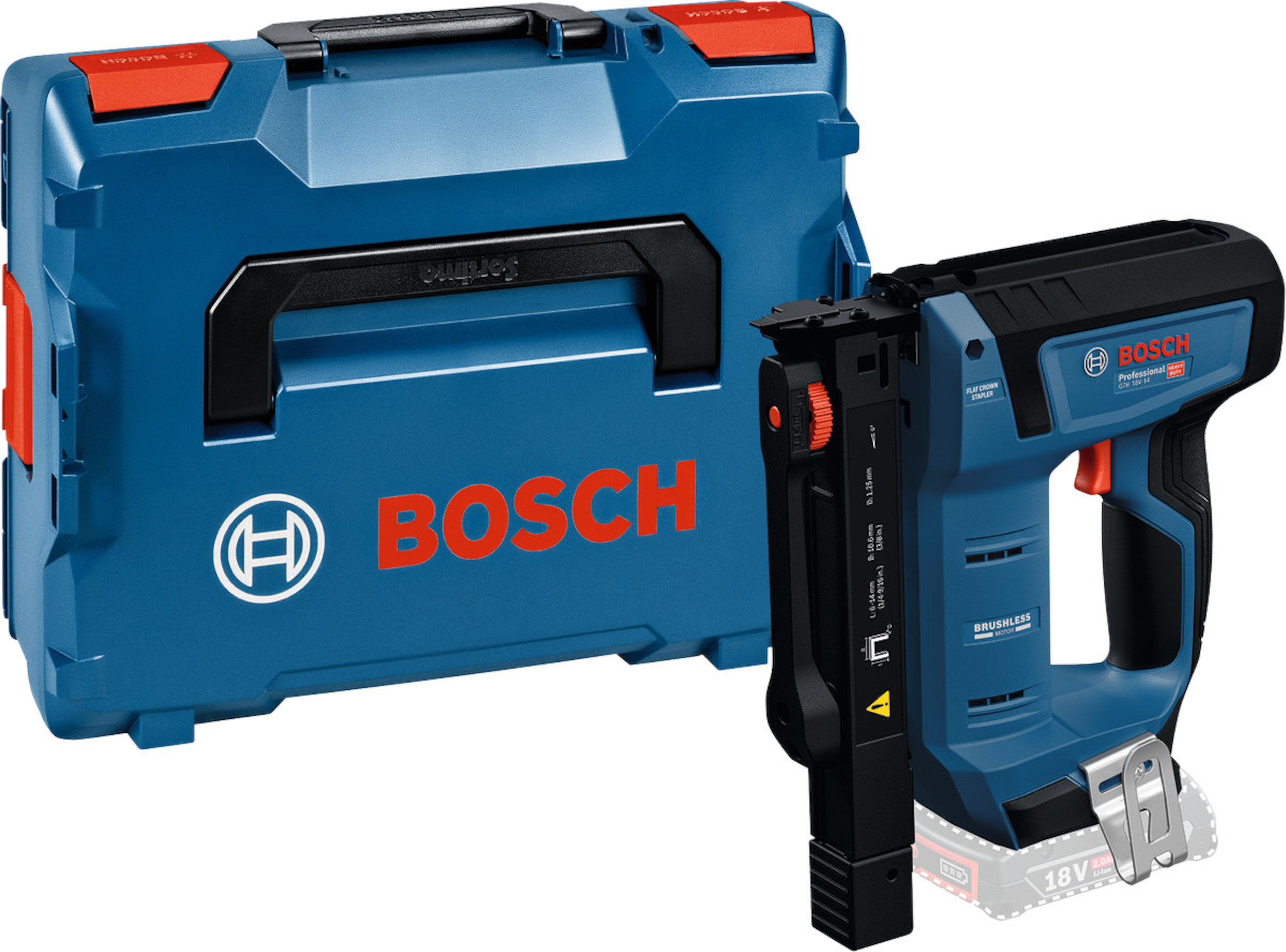 Batteridrevet stiftepistol Bosch GTH 18V-14 (uten batteri og lader)