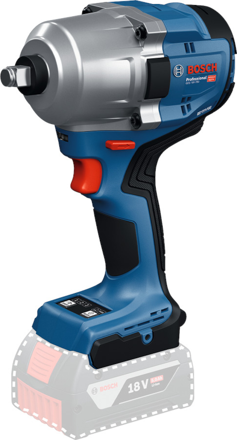 Slagmuttertrekker Bosch GDS 18V-780 (uten batteri og lader)