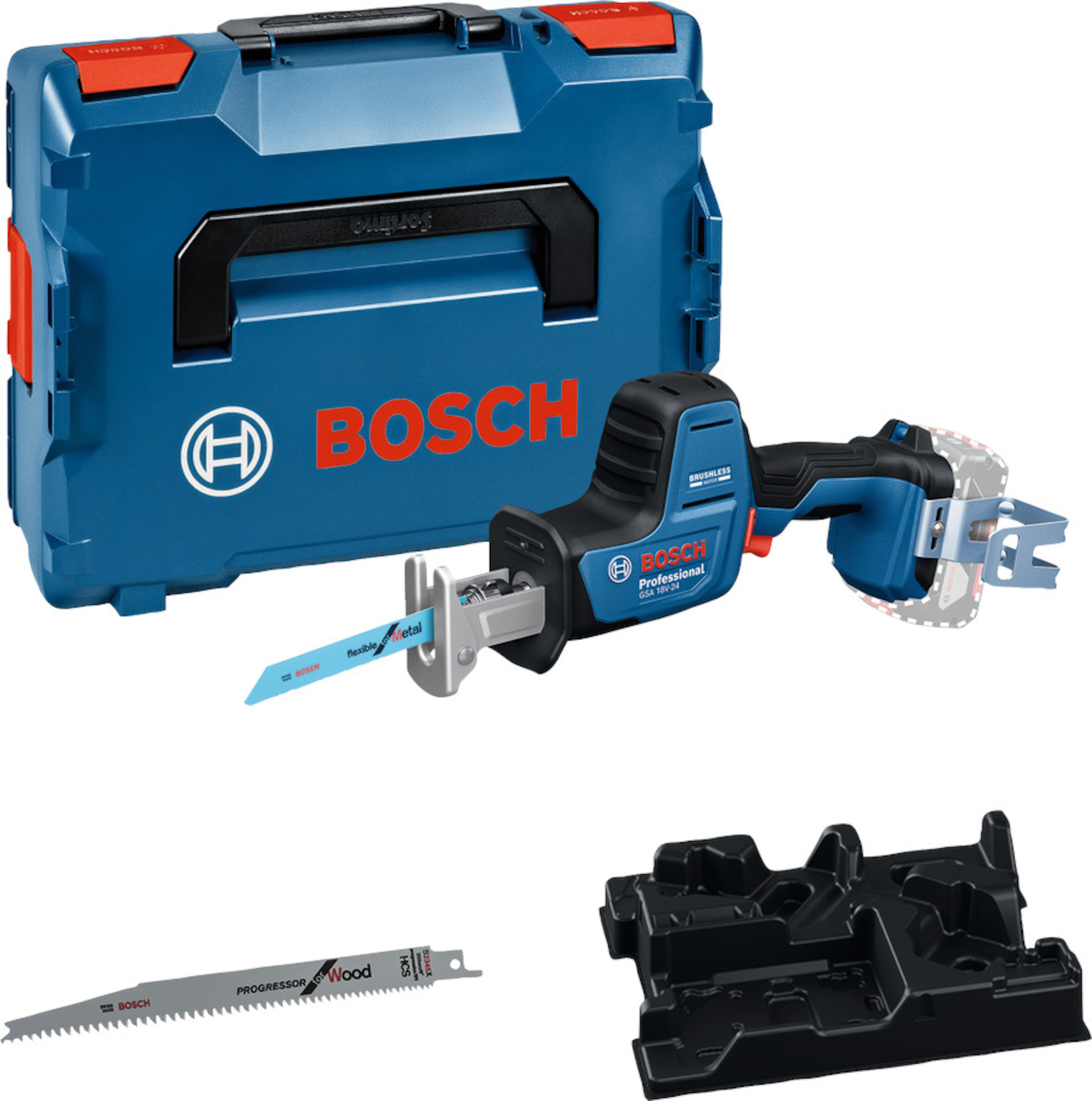 Batteridrevet tigersag Bosch GSA 18V-24; 18 V (uten batteri og lader)