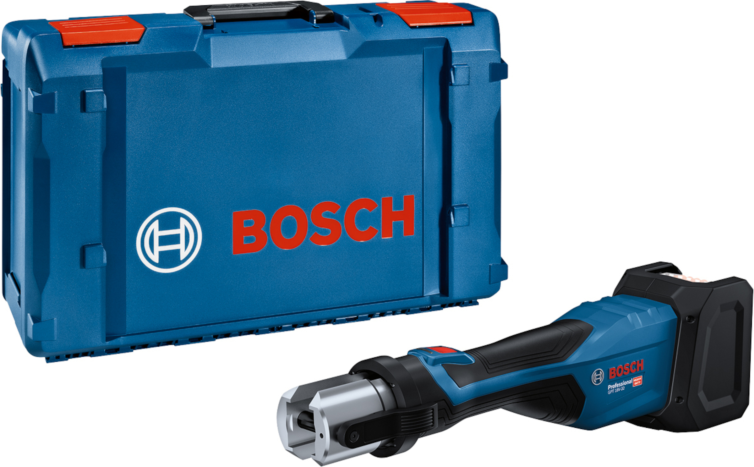 Batteridrevet rørpressverktøy Bosch GPT 18V-32; 18 V (uten batteri og lader)