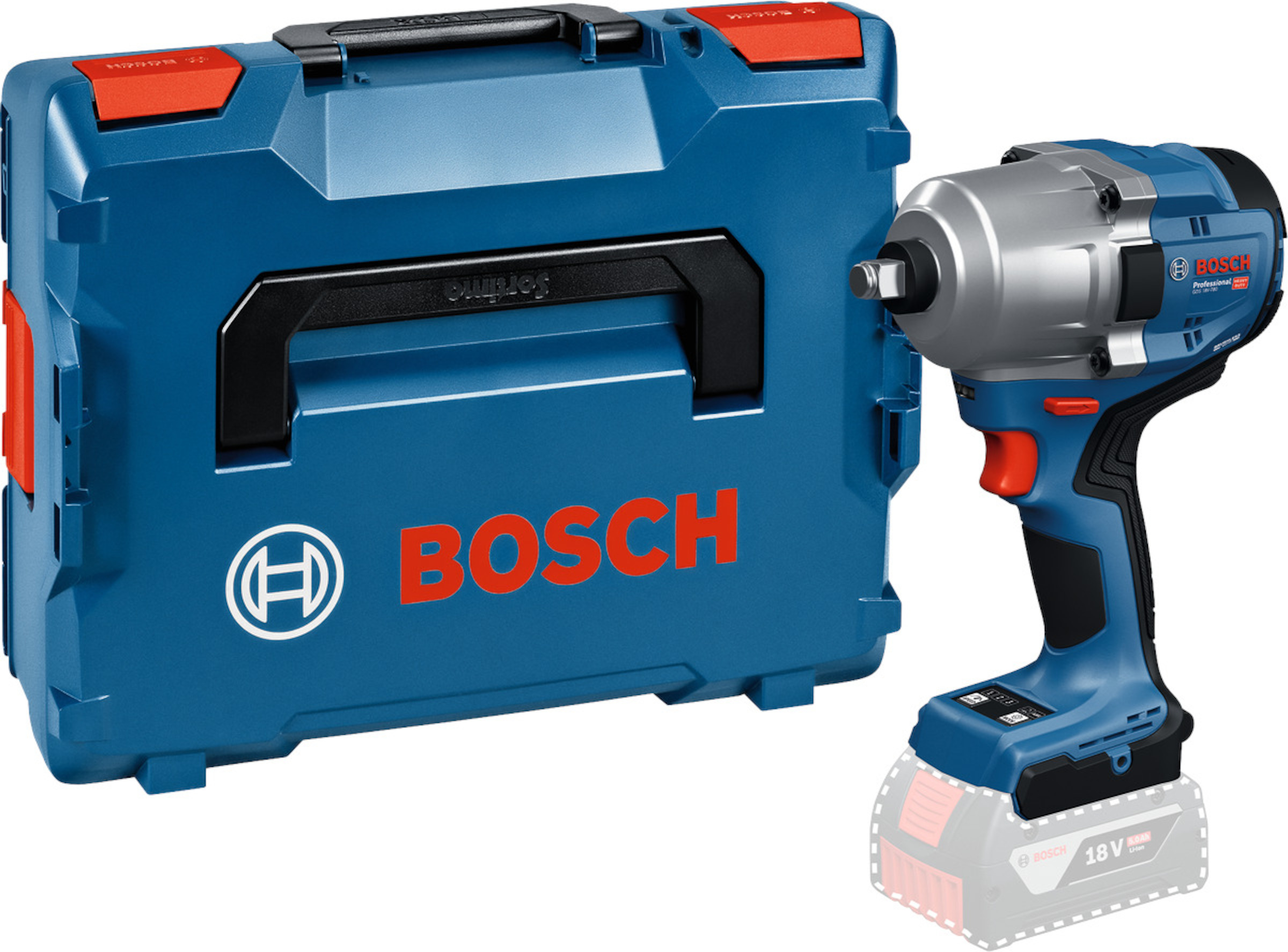 Slagmuttertrekker Bosch GDS 18V-780; 18 V (uten batteri og lader)
