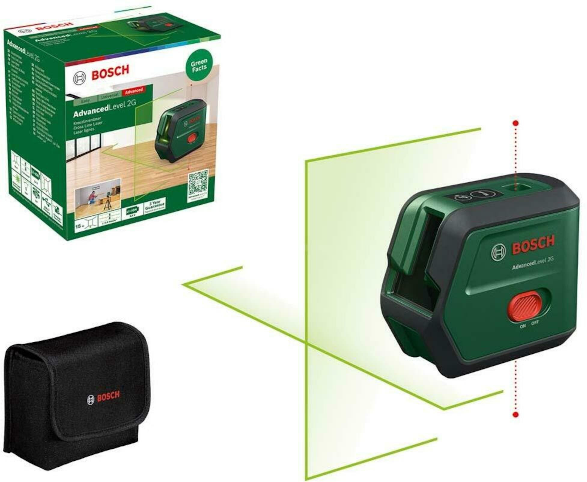 Krysslaser  Bosch AdvancedLevel 2G