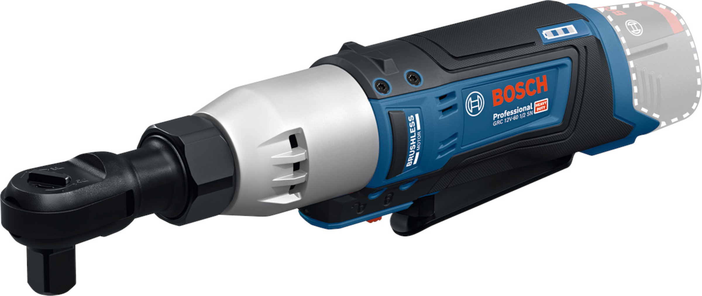 Batteridrevet vinkelskrutrekker Bosch GRC 12V-60 1/2 SN; 60 Nm; 12 V; 1/2'' (uten batteri og lader)