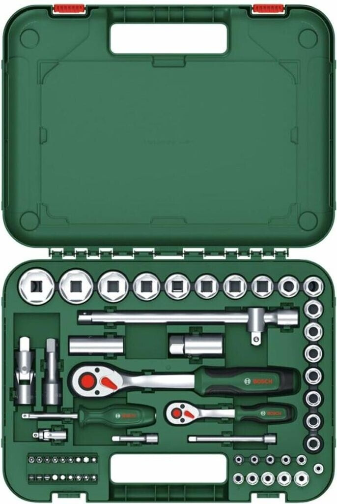 Verktøysett Bosch 1600A02Z9G; 1/4''; 1/2''; 54 stk