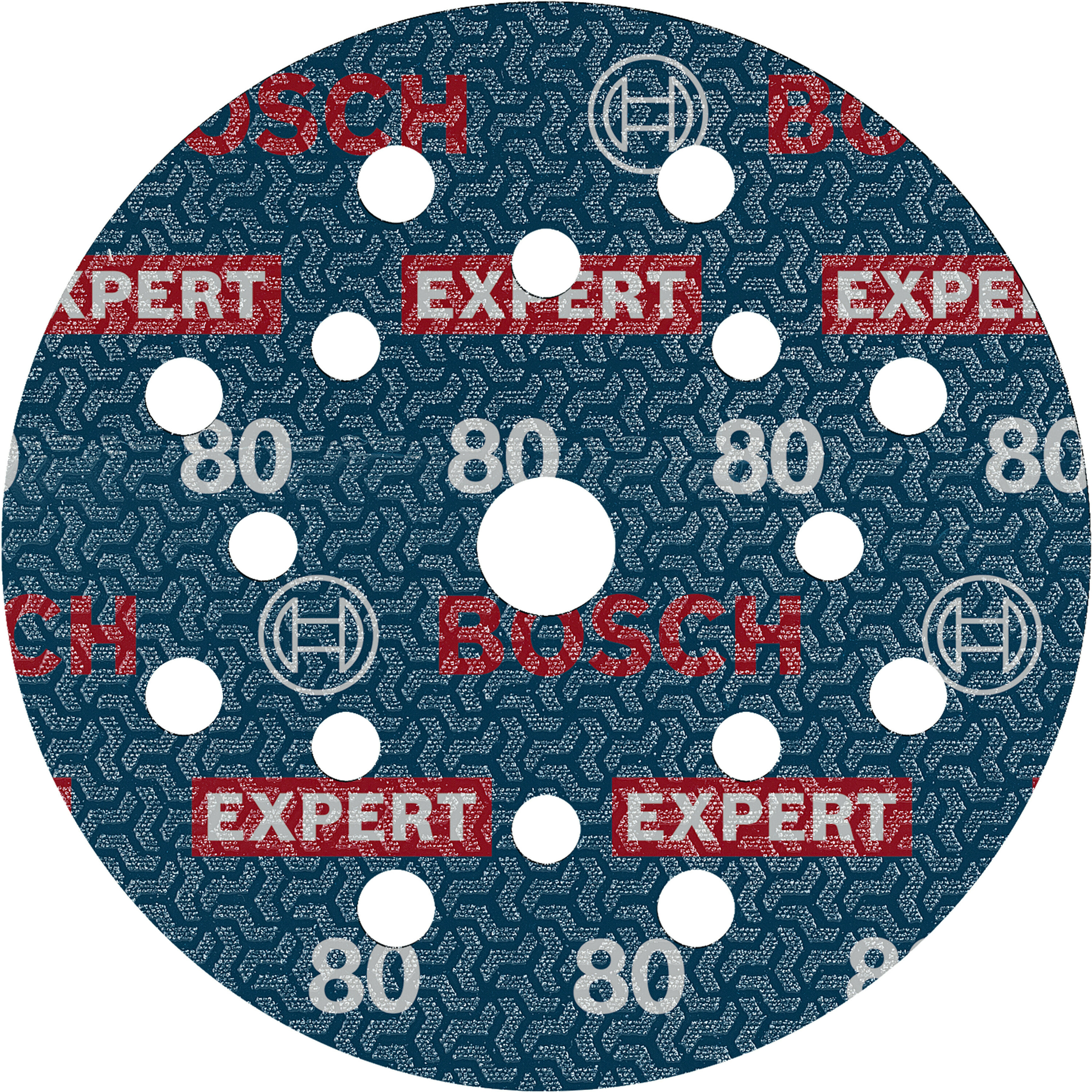 Slipeskive Bosch Expert O780; 125 mm; P80; 50 stk