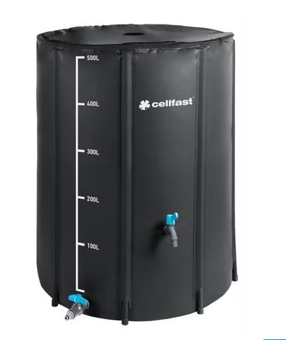 Sammenleggbar regnvannstank Cellfast 52-551; 500 l