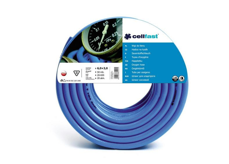 Trykkluftslange Cellfast 20-684; 6x3 mm; 80 m