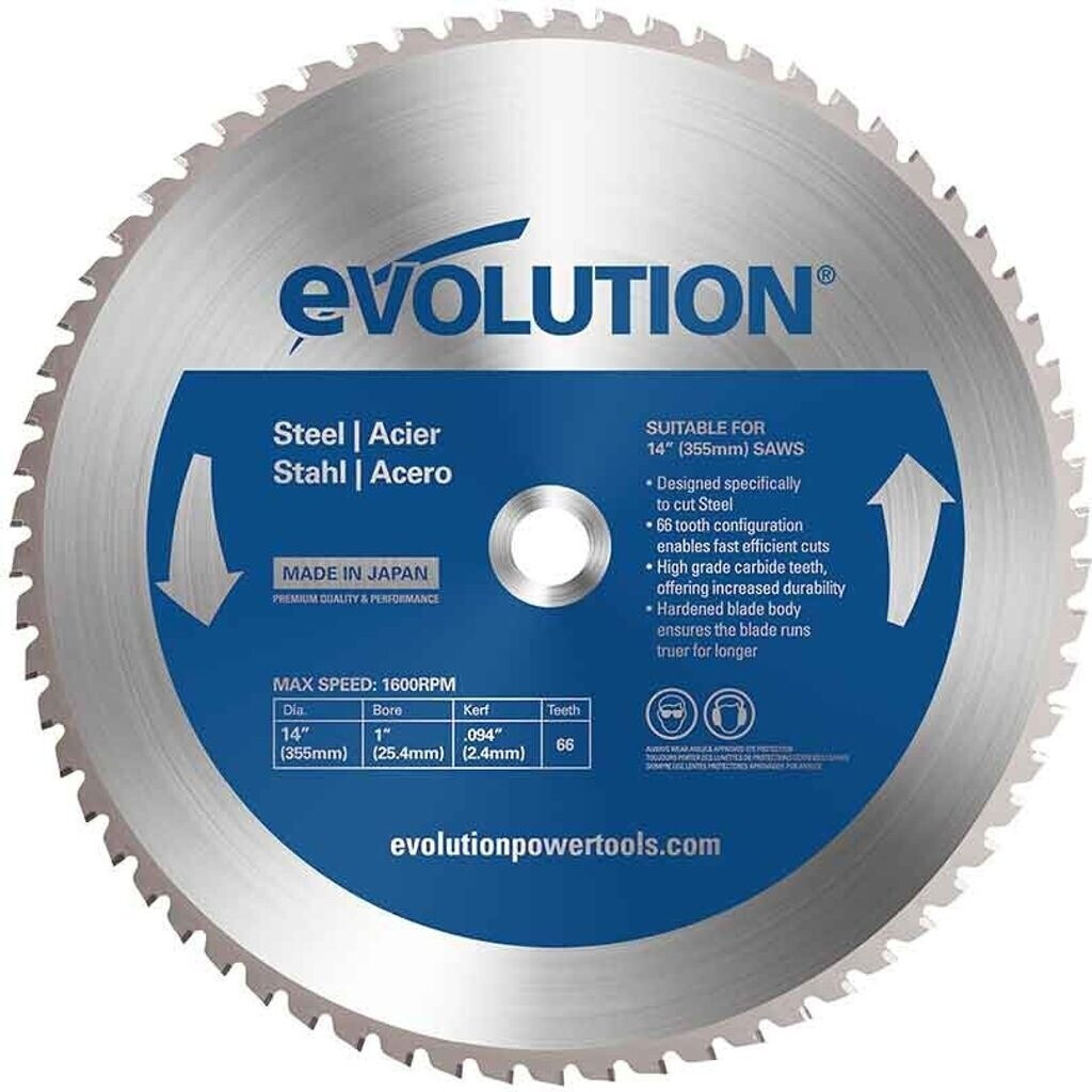 Kappeskive Evolution EVO-355-66-S; 355 mm; Z66