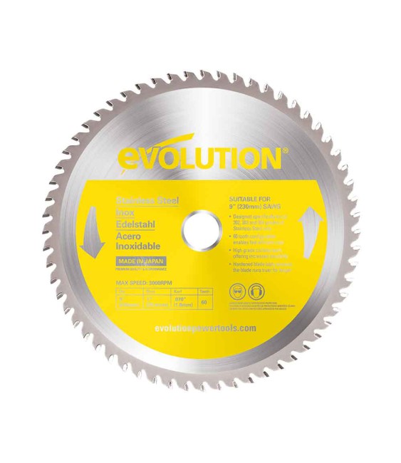 Kappeskive Evolution EVO-230-60-SN; 230 mm; Z60