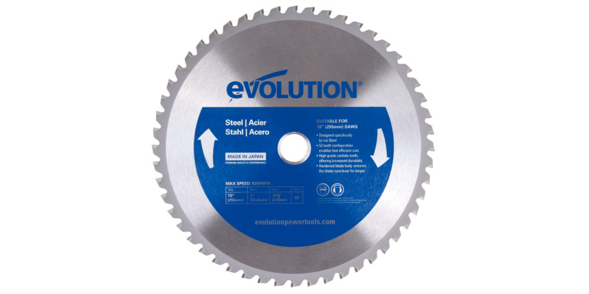 Kappeskive Evolution EVO-255-52-S; 255 mm; Z52