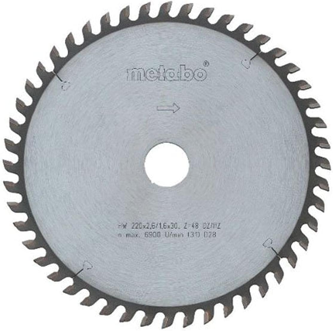 Sagblad for tre Metabo 628058000; 315x30 mm; Z84; 10°