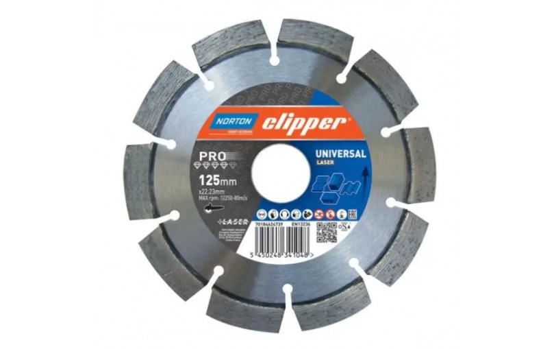 Diamantkappeskive Norton NORTON Clipper Pro Universal Laser; 650x25,4 mm