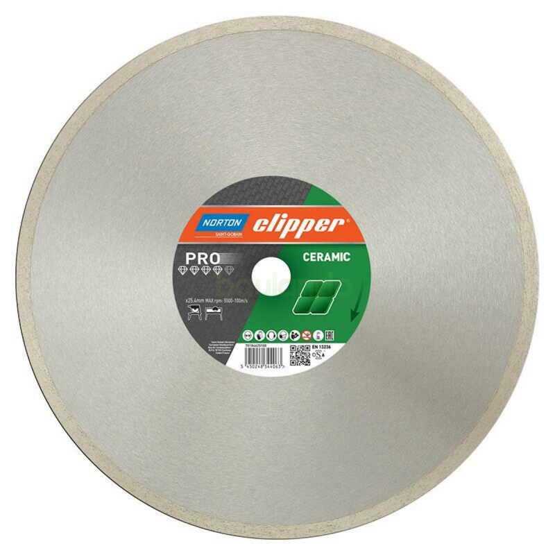 Diamantkappeskive Norton Clipper Pro Ceramic; 180x25,4 mm
