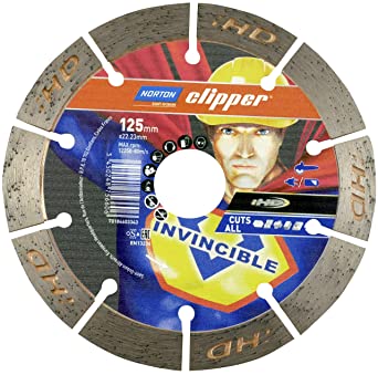 Diamantkappeskive Norton Invincible; 125x22,23 mm