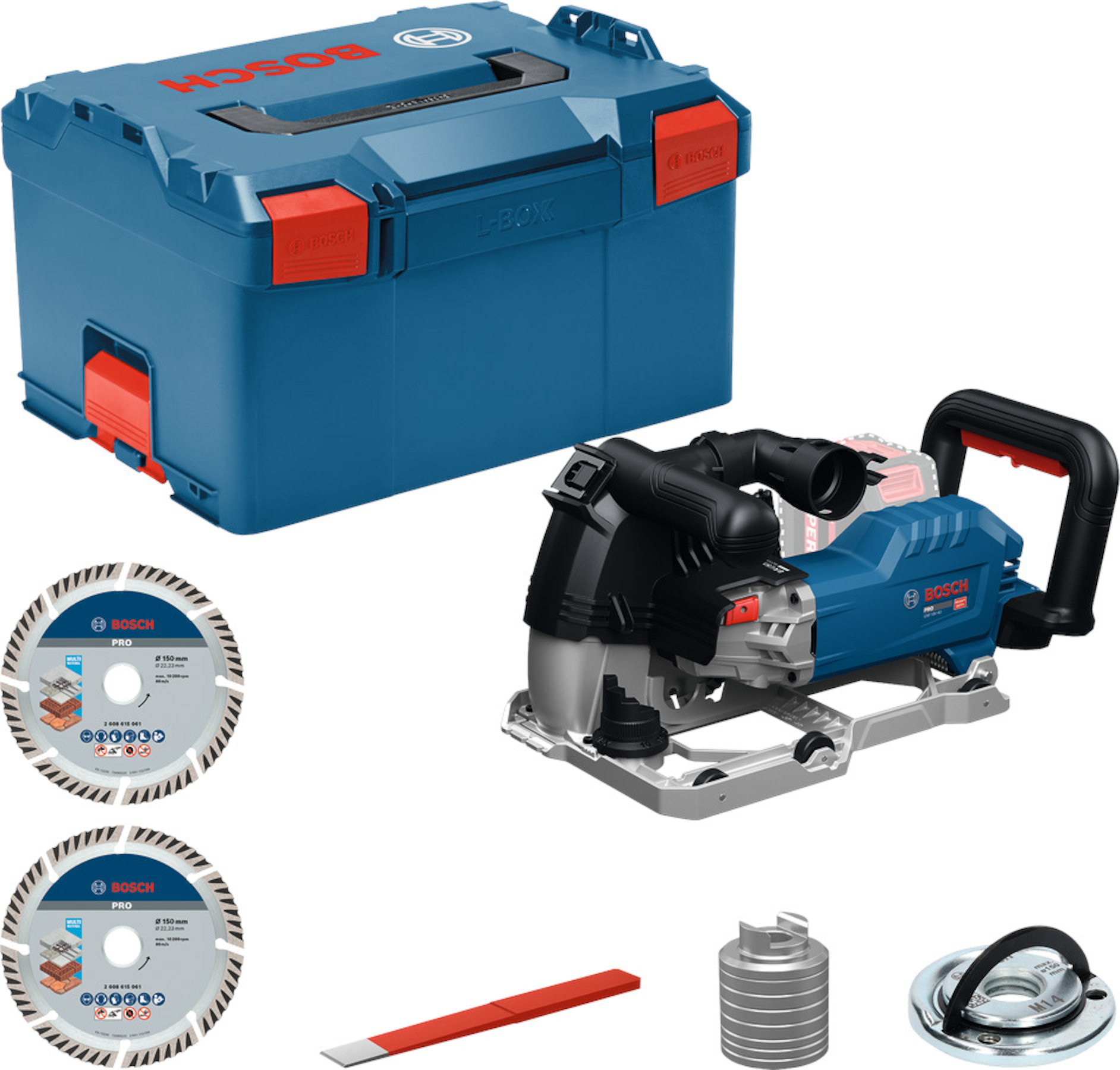 Sporfres for betong Bosch PRO GNF18V-40; 18 V; 150 mm (uten batteri og lader)