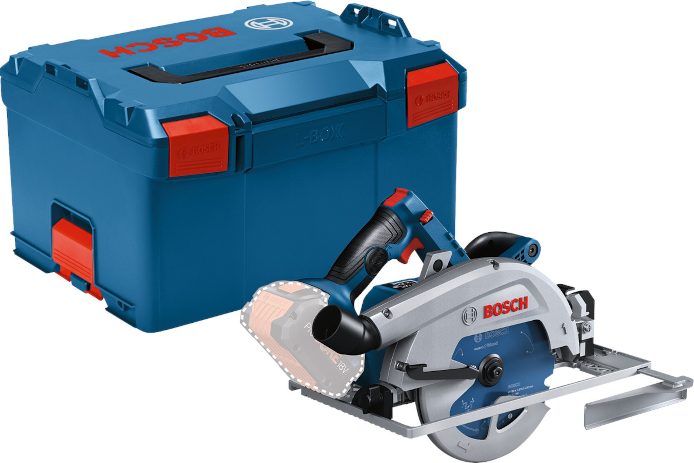 Batteridrevet sirkelsag Bosch PRO GKS 18V-68 G; 18 V (uten batteri og lader)
