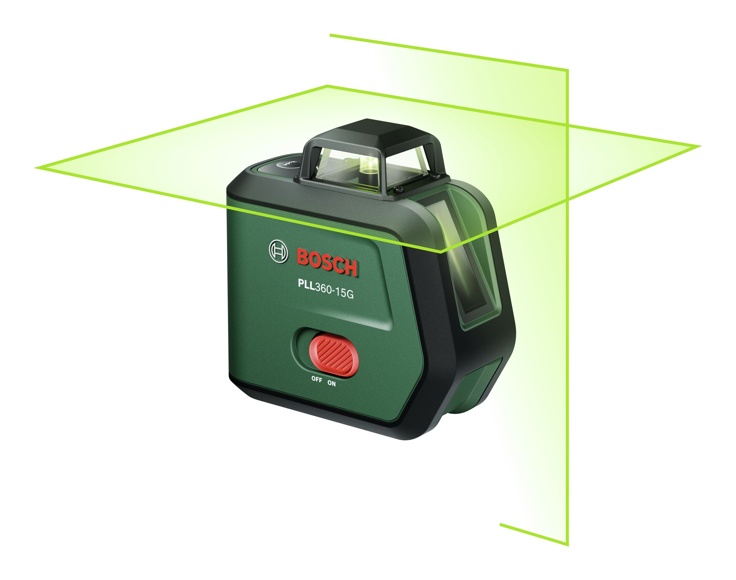Krysslaser  Bosch PLL360-15G grønn