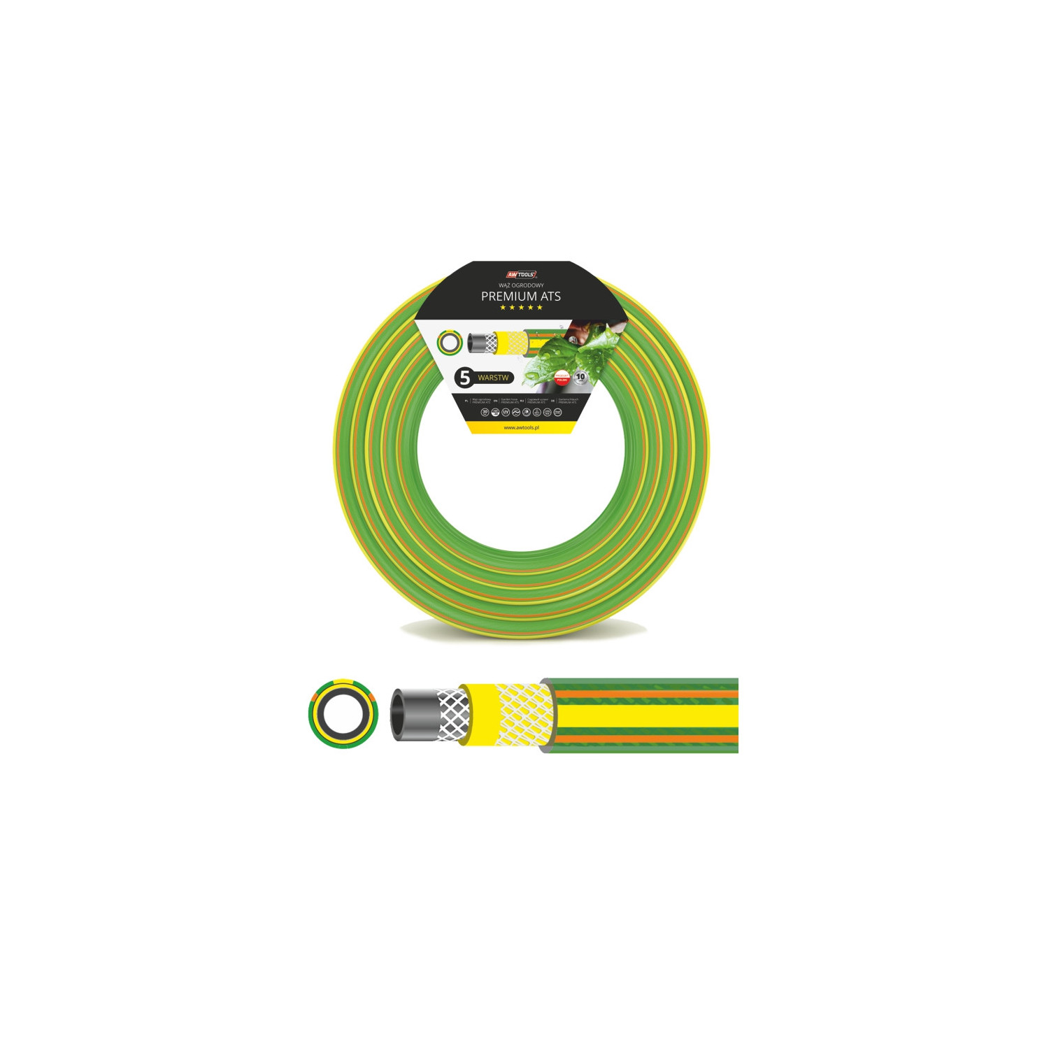 Vannslange AWTools PREMIUM; 25 m; 3/4''