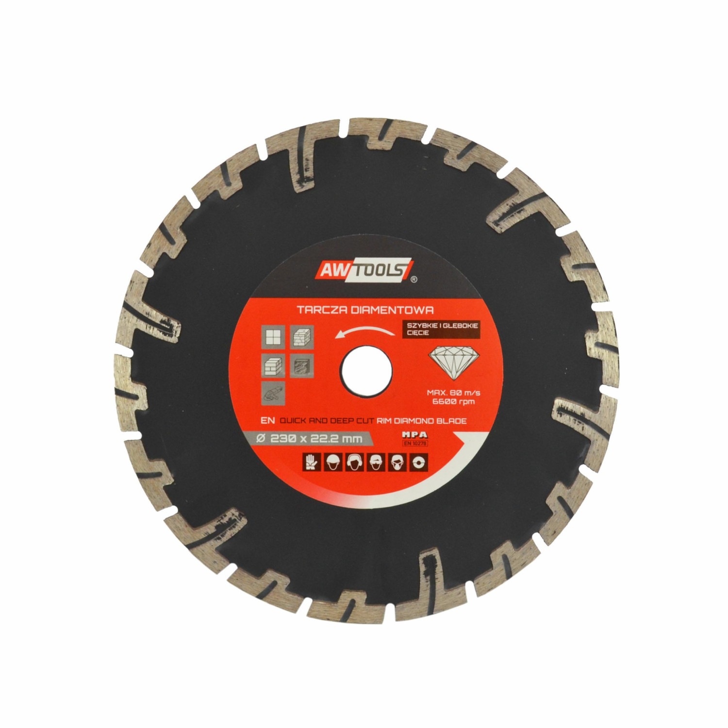 Diamantkappeskive AWTools AW45407; 300x32 mm