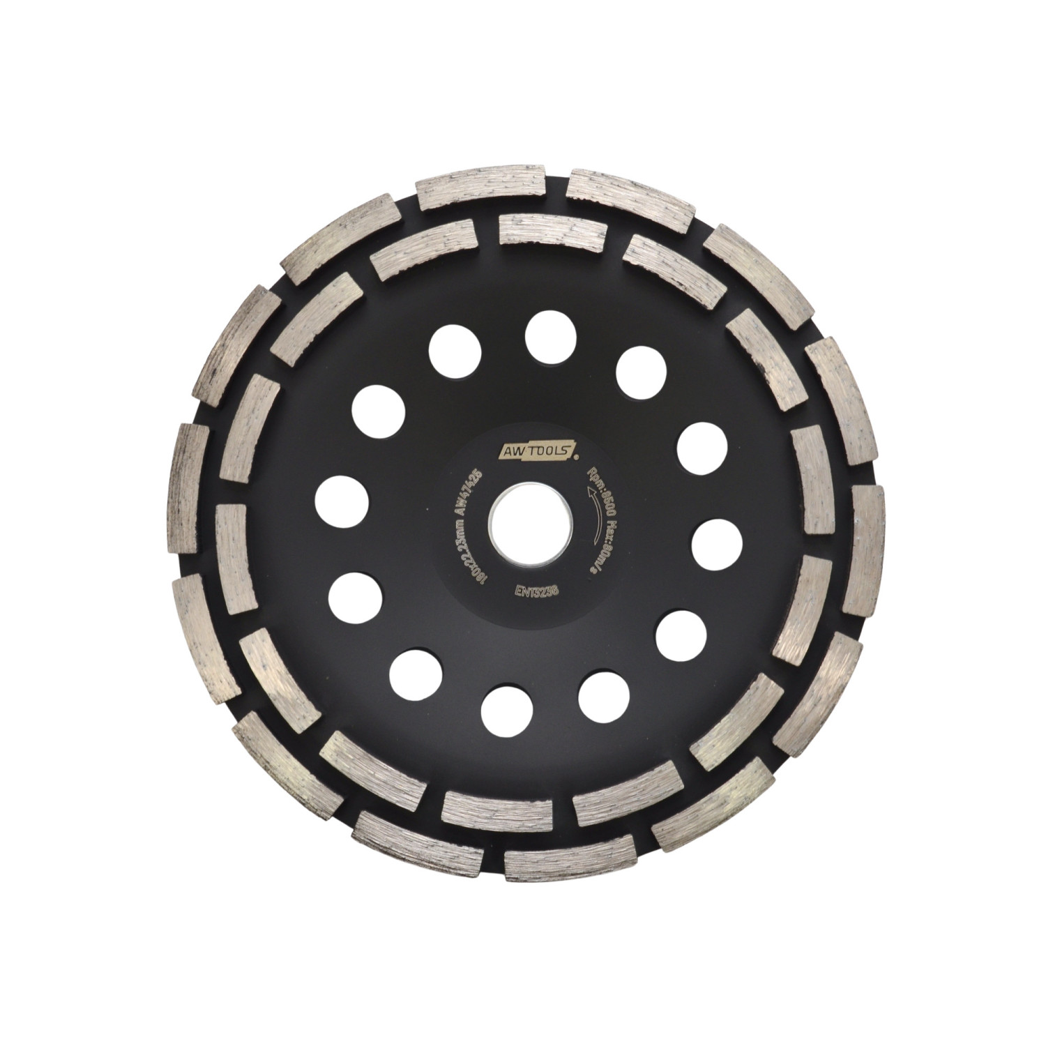 Diamantslipeskive AWTools AW47425; 180x22,2 mm