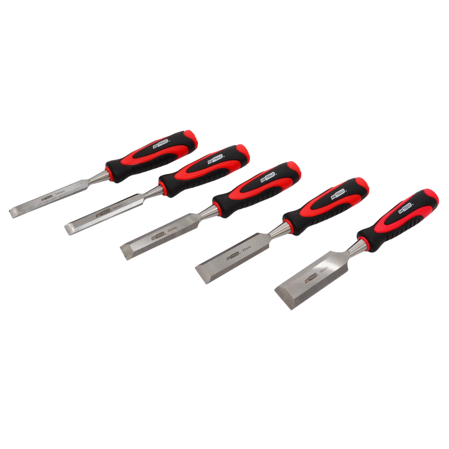 Meiselsett AWTools AW32906; 14-32 mm; 5 stk