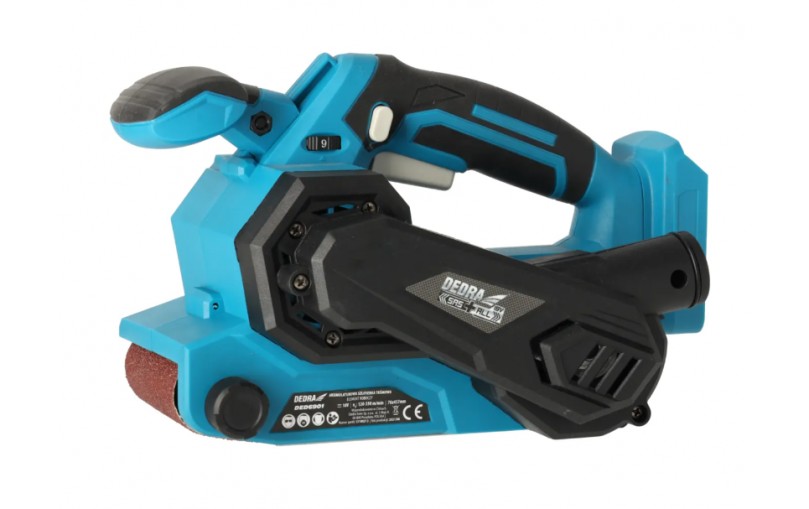 Båndsliper Dedra DED6901; 18 V (uten batteri og lader)