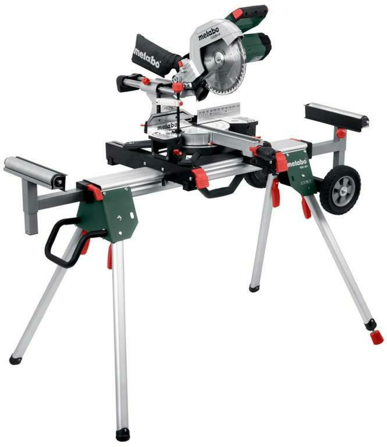 Kapp- og gjærsag Metabo KGS 254 M; 1450 W (table-vogn)