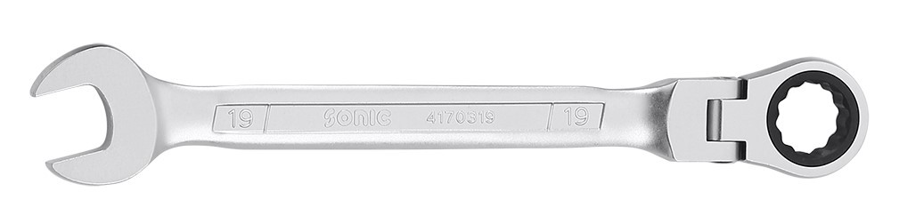 Fastnøkkel med skralle Sonic Equipment 4170316; 16 mm; 216 mm
