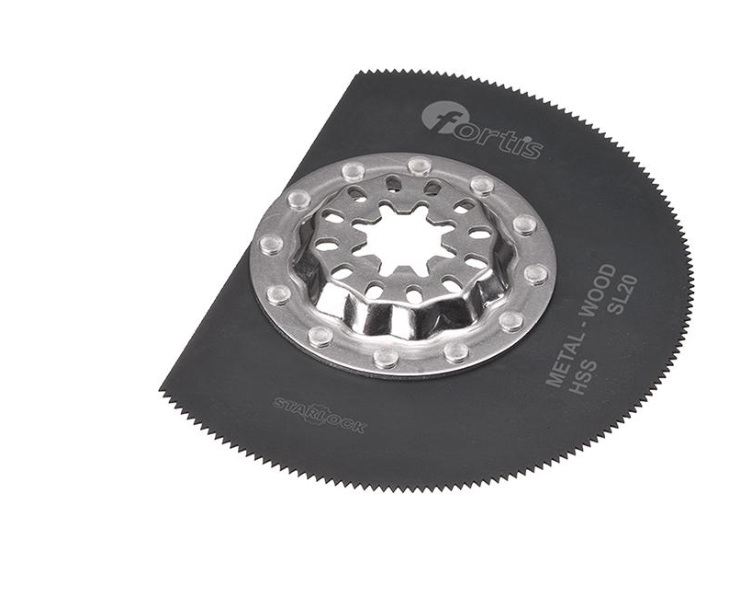 Halvrundt segmentsagblad Fortis 4063726005625; 85 mm; 0,7 mm