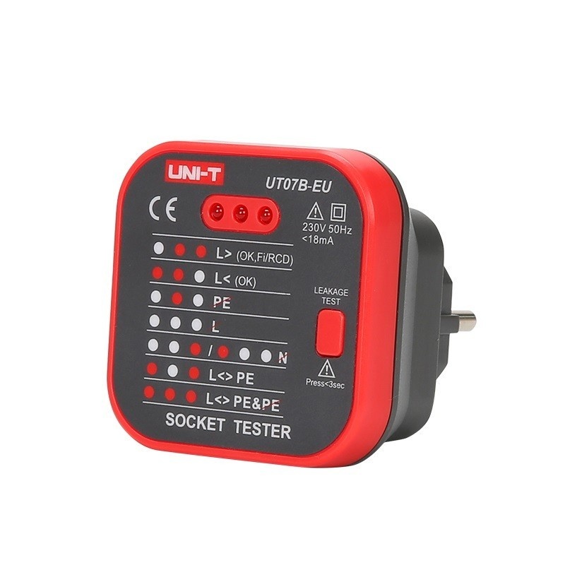 Stikkontakttester UNI-T UT07B-EU