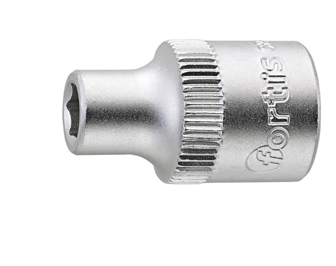Hylsenøkkel Fortis 4317784707077; 3/8''; 17 mm; 24,9 mm