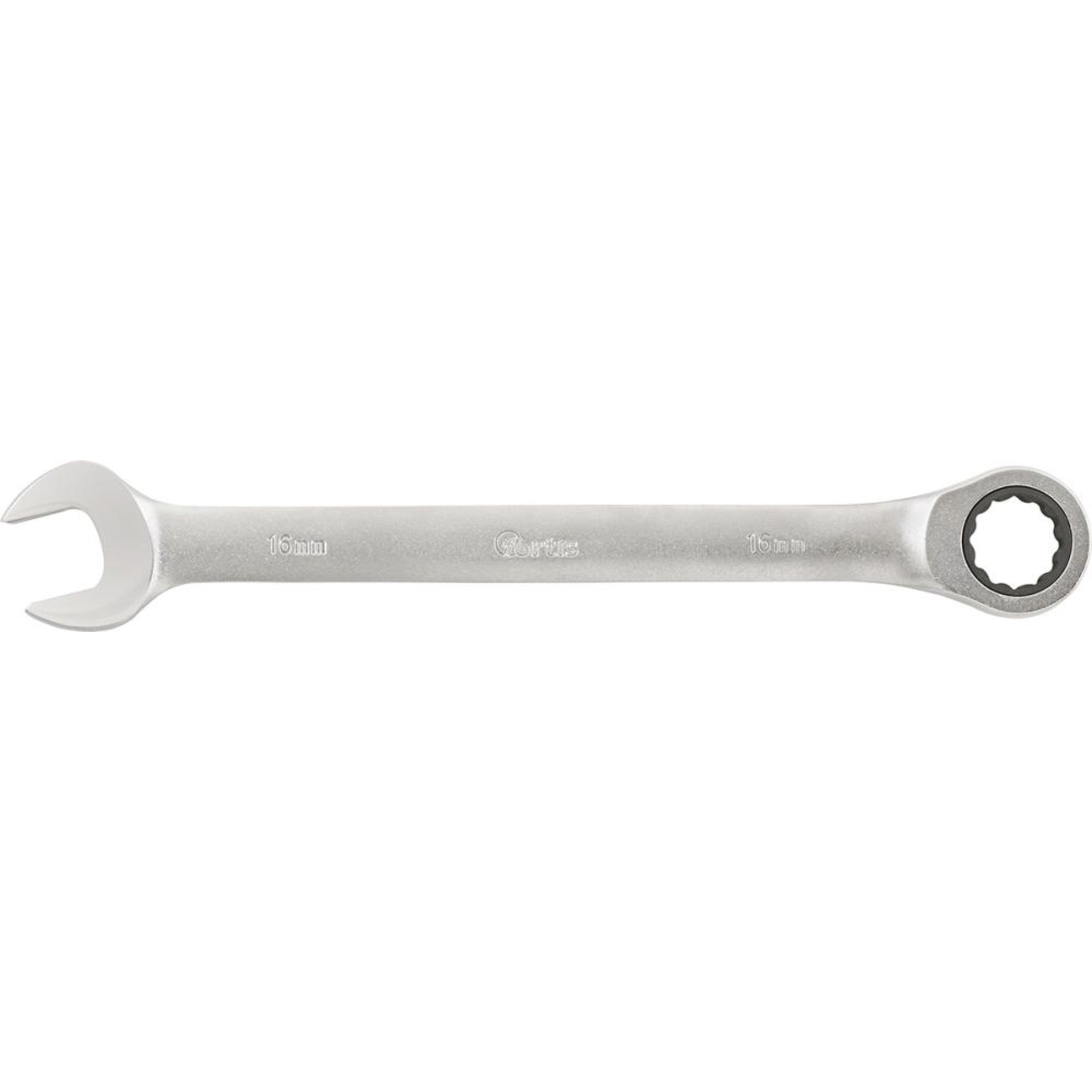 Fastnøkkel med skralle Fortis 4317784727280; 16 mm; 212 mm