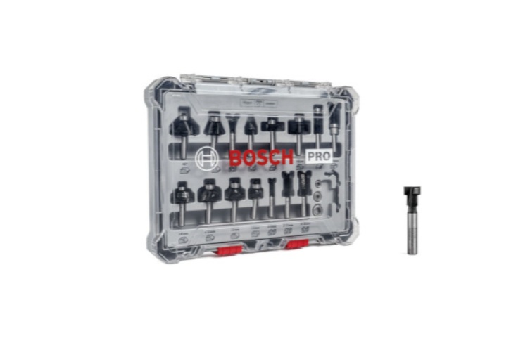 Freseborsett Bosch 061599768M; 15 stk