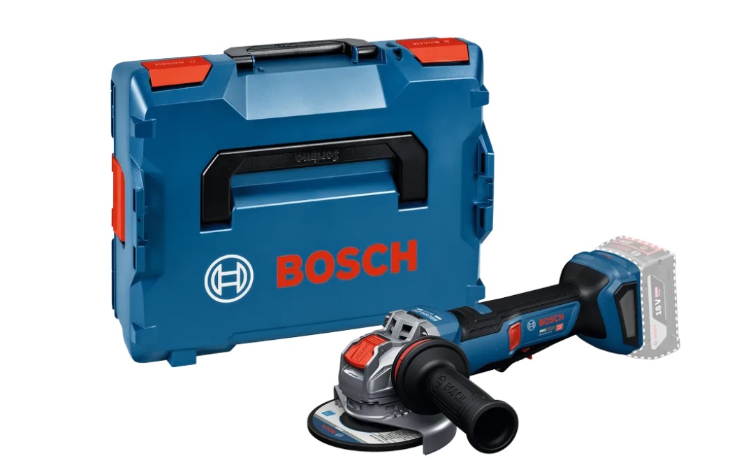Batteridrevet vinkelsliper Bosch GWX18V-11PS; 18 V; 125 mm (uten batteri og lader)