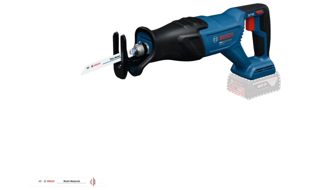 Batteridrevet tigersag Bosch GSA18V-280; 18 V (uten batteri og lader)