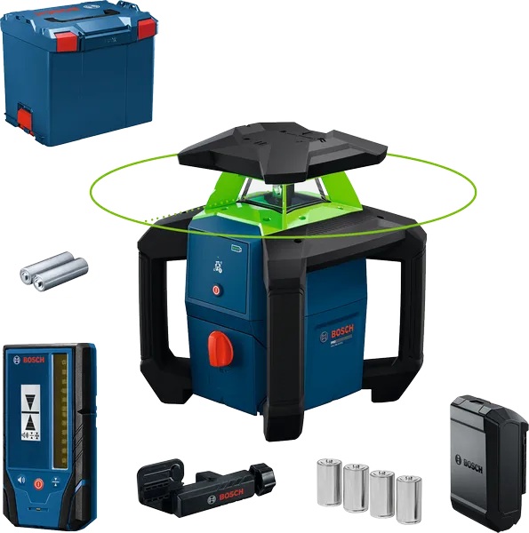 Rotasjonslaser med mottaker Bosch GRL18V-3-31G