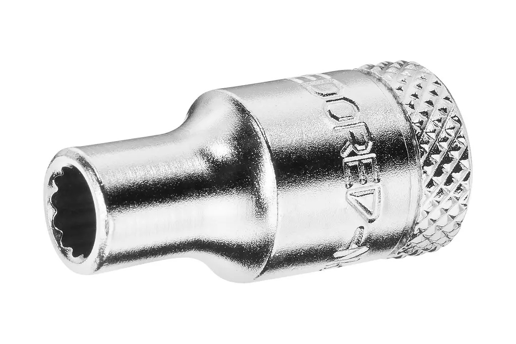 12-kantet hylse Gedore 1649566; 1/4''; 4,5 mm
