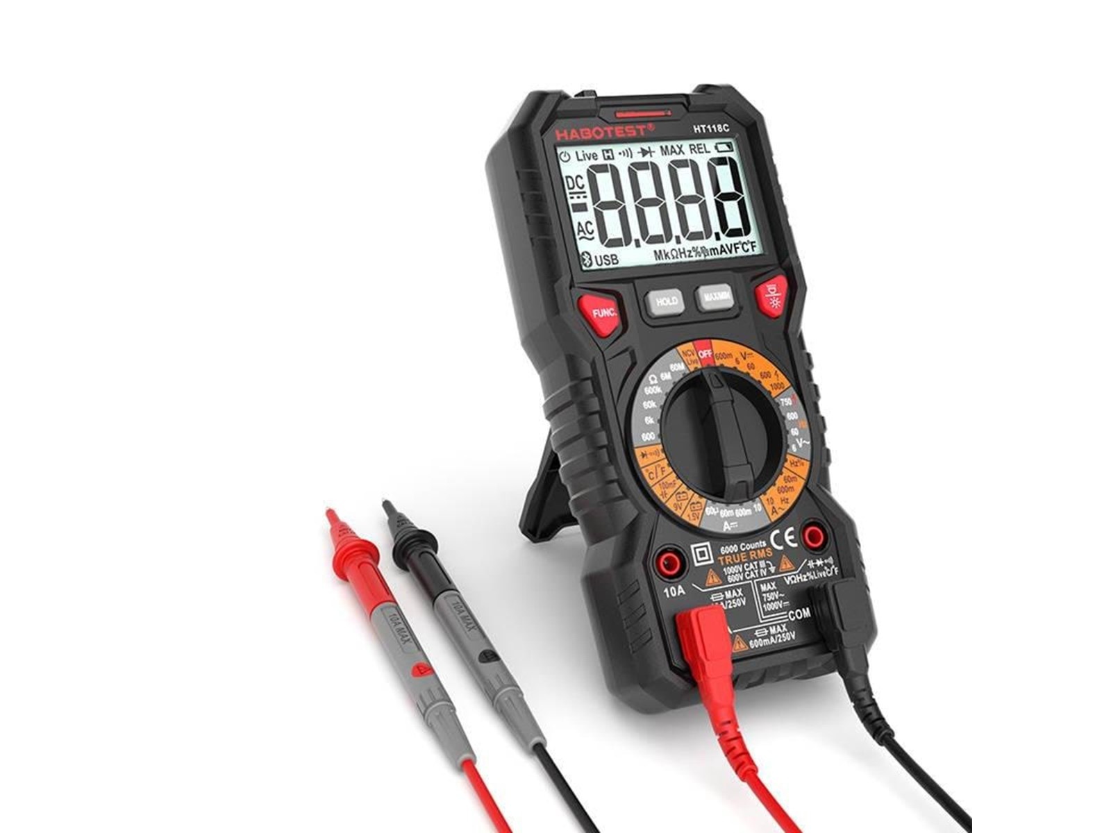 Multimeter Habotest HT118C; True RMS