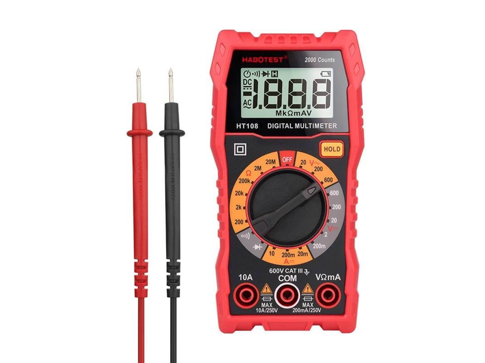 Multimeter Habotest HT108L; True RMS