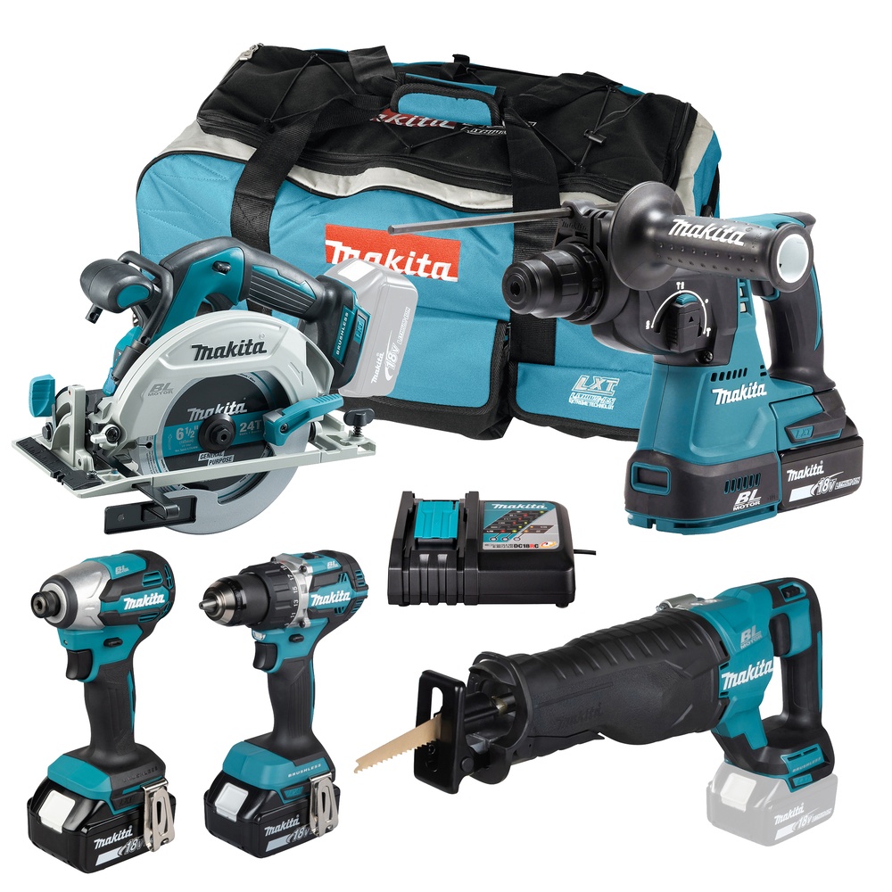 Verktøysett Makita DLX5112TX1; LXT