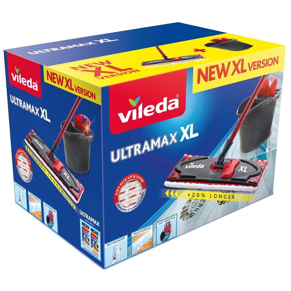 Rengjøringssett Vileda Ultramax Box XL; 42 cm