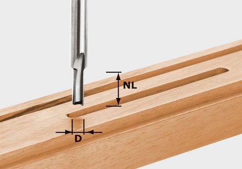 Notfreser med bunnskjæring Festool 6/45 mm