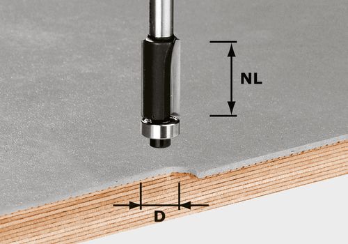 Kantfres Festool&nbsp;12,7 mm; med kulelager