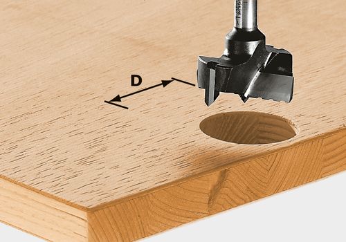 Forstner kvistbor Festool; 15x54,5 mm