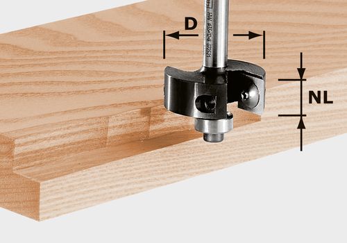 Utskiftbart skjær Festool HW S8 D35/12