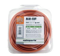 Trimmertråd Alucutline (2,0 mm/15 m) oransje 6-kanter