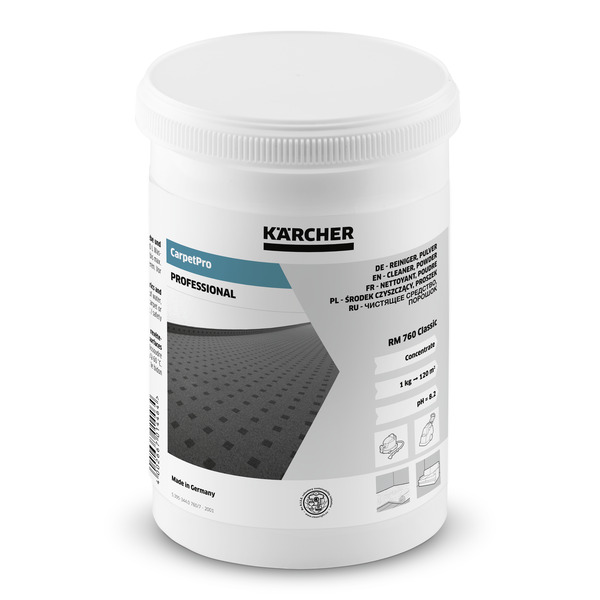 Rengjøringsmiddel for tøy og møbler Karcher RM 760 Classic; 0,8 kg; pH 8,2