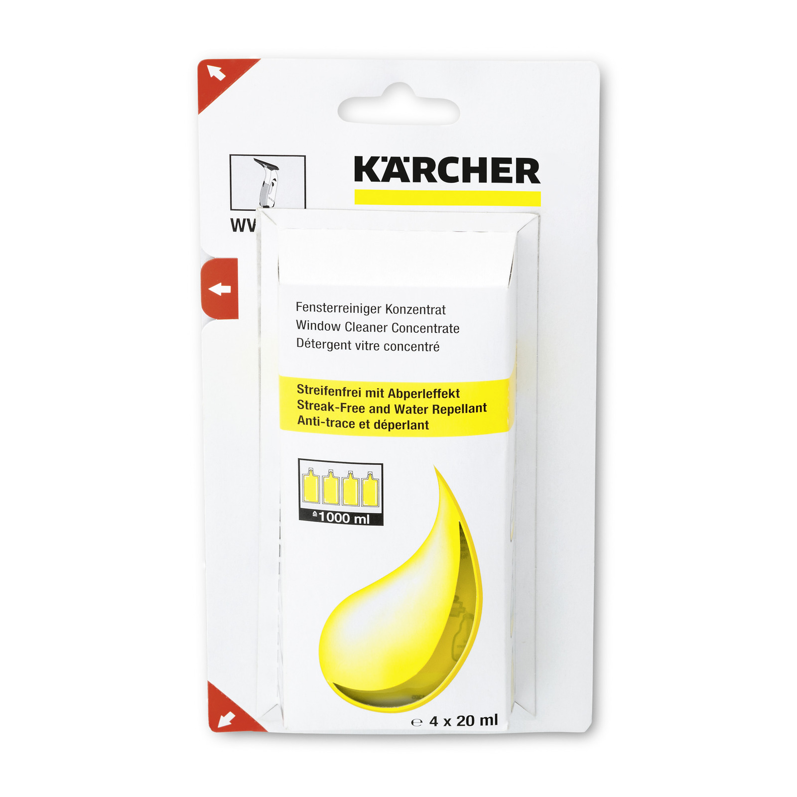 Vindusvaskemiddel konsentrert Karcher 6.295-302.0